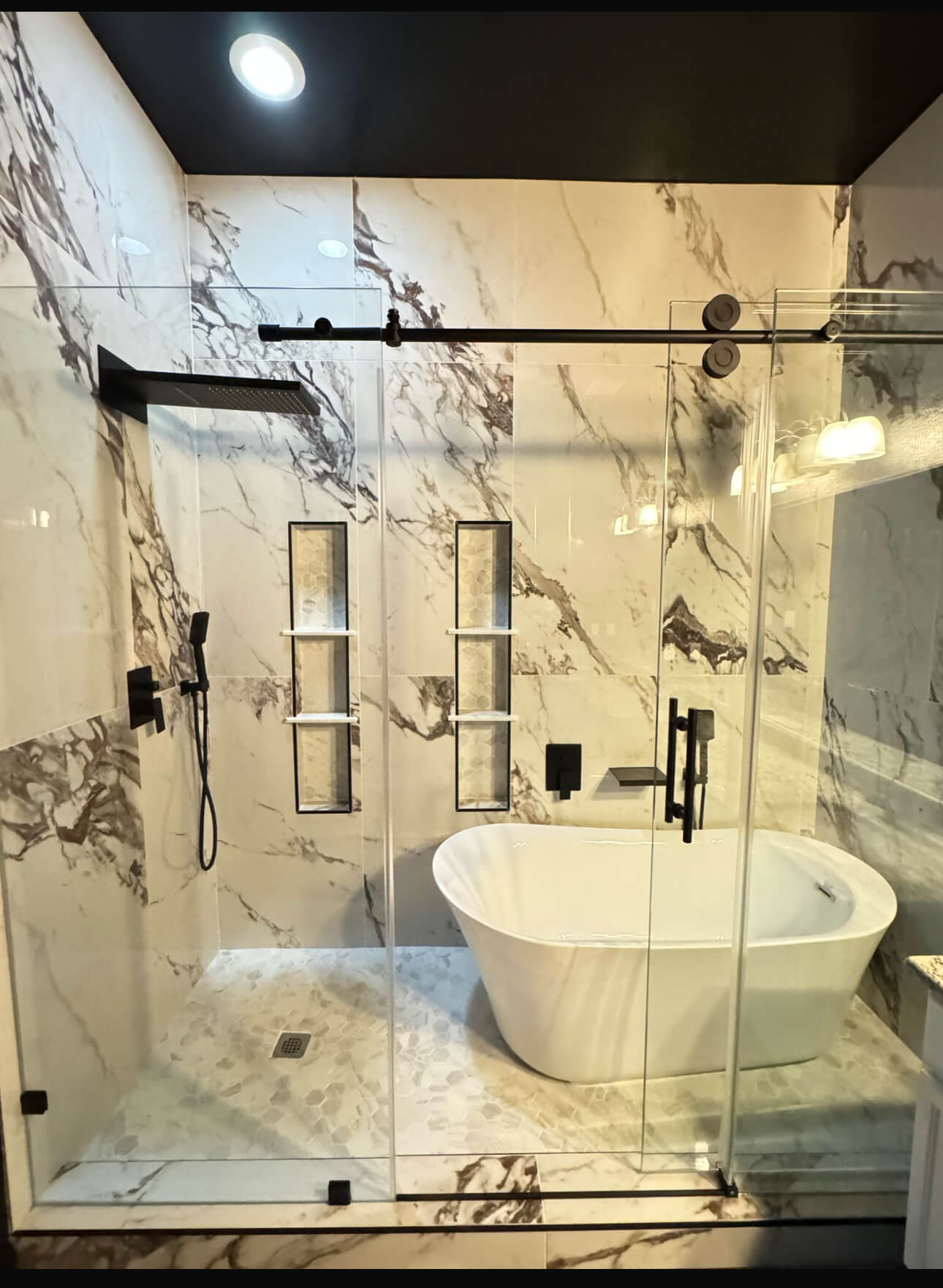 Bathroom tile and shower upgrade Dallas